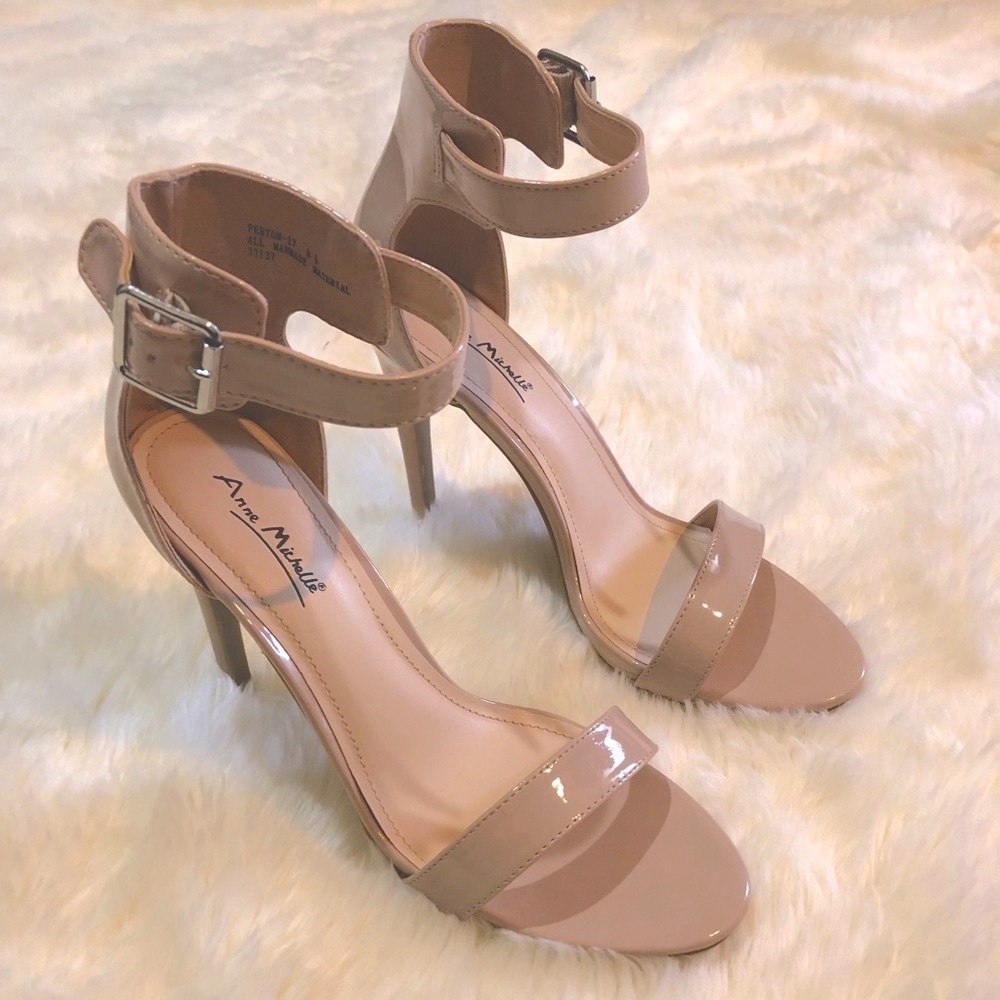 Anne Michelle, Patent Leather, & Nude Heels
